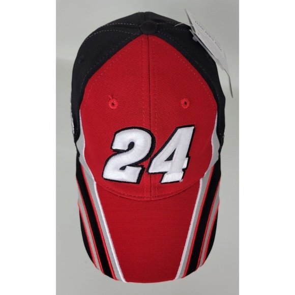 NWT‎ Chase Nascar Jeff Gordon Red Black Adjustable Hat Hendrick 24 - Picture 8 of 10